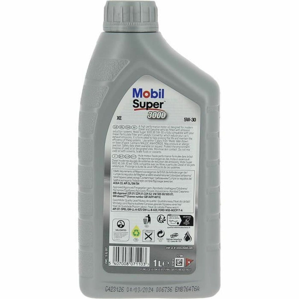 Mobil Motorolie Voor Auto's Mobil S3000 5W30 Xe 5W30 1 L