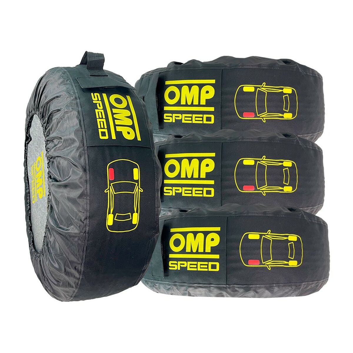 Omp Tyre Cover Set Omp Speed (4 Stuks) (32 Cm)