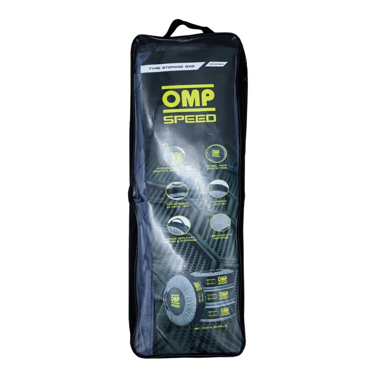 Omp Tyre Cover Set Omp Speed (4 Stuks) (32 Cm)